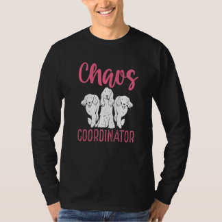 Professional Dog Sitter Chaos Coordinator Dog Wal T-Shirt