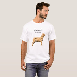 Professional Dog Walker Pet Sitter Brown Puppy T-Shirt