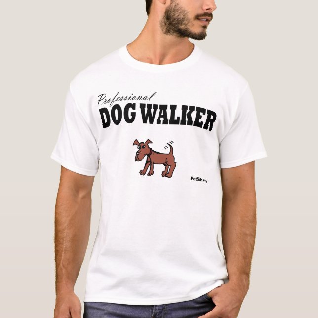 Professional Dog Walker T-Shirt (Front)
