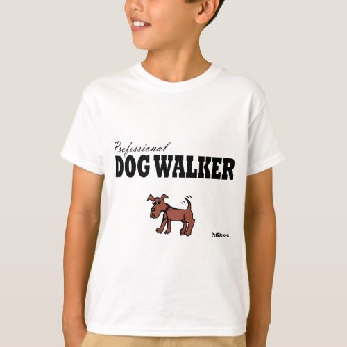 Professional Dog Walker T_Shirt