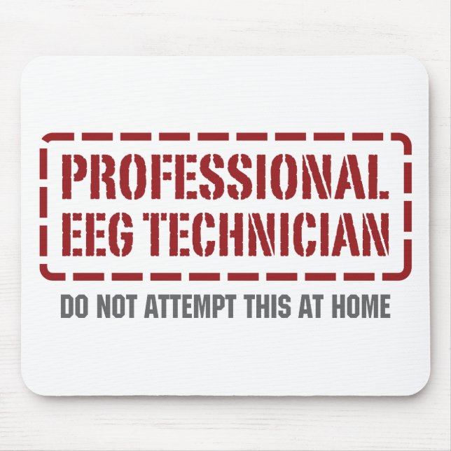 Professional EEG Technician Mouse Pad (Front)