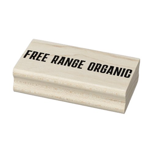 Professional Egg Carton Stamp FREE RANGE ORGANIC