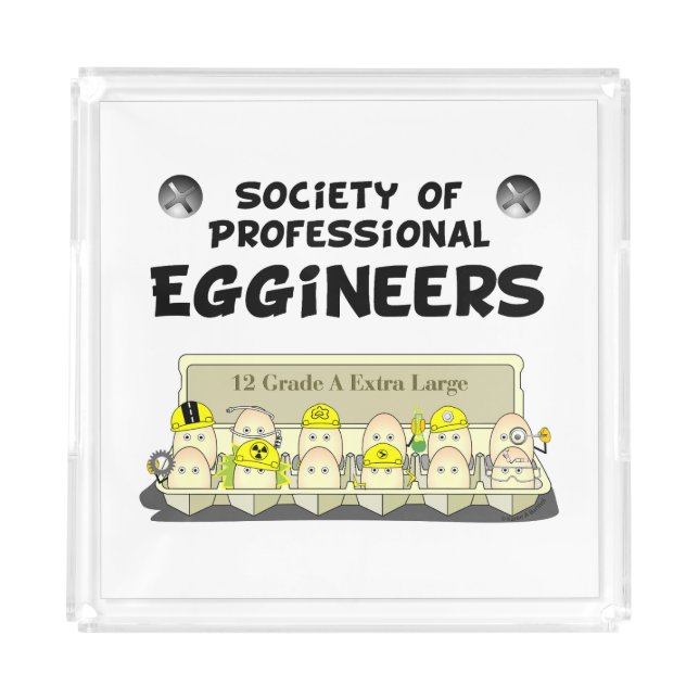 Professional Eggineers Acrylic Tray (Front)
