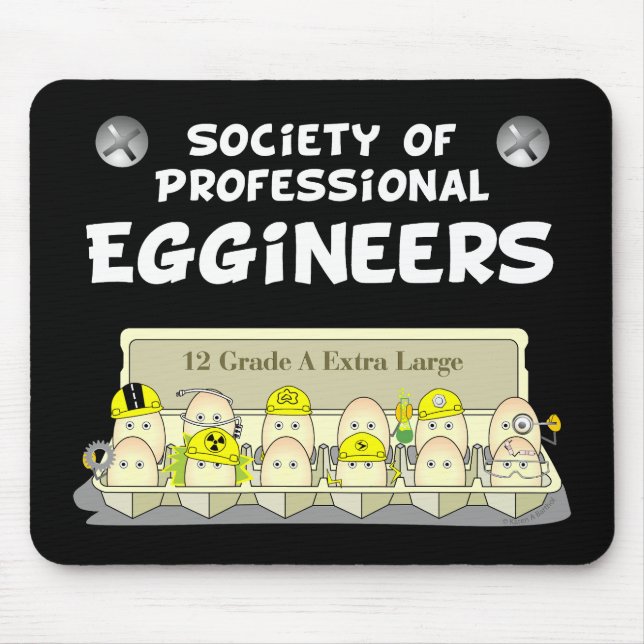 Professional Eggineers Mouse Pad (Front)