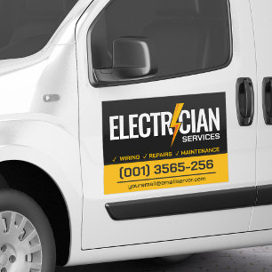 Professional Electrical Contractor - Electrician Car Magnet