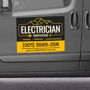 Professional Electrical Contractor - Electrician Car Magnet