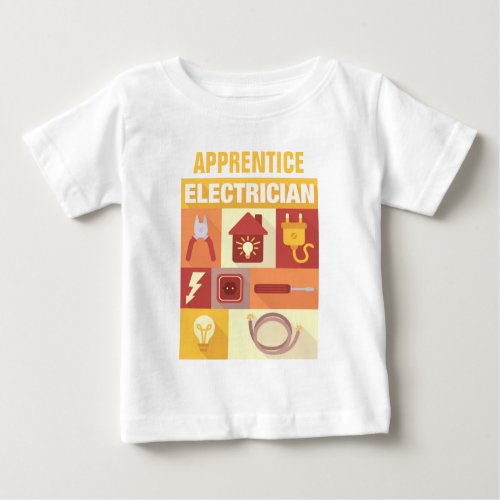 Professional Electrician Iconic Designed Baby T_Shirt