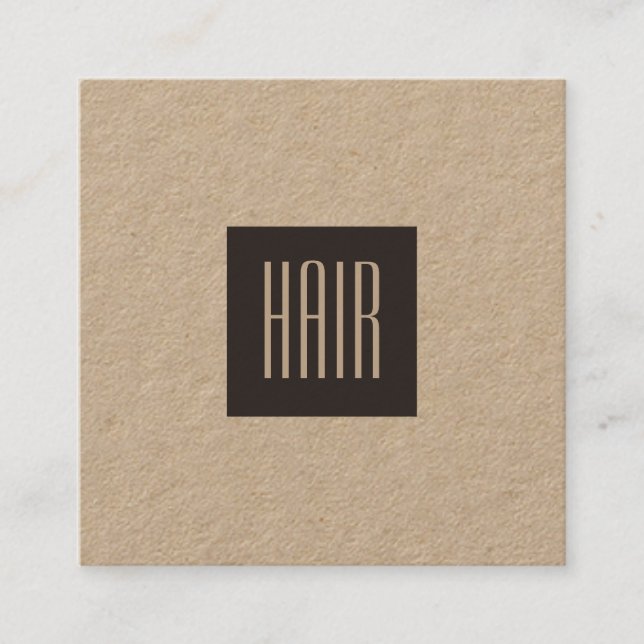 Professional elegance modern stylish minimalism square business card (Front)