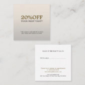 Professional Elegant Beauty Salon Coupon | Zazzle