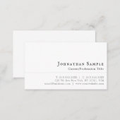 Professional Elegant Black and White Business Card (Front/Back)
