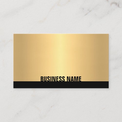 Professional Elegant Black Gold Modern Creative Business Card
