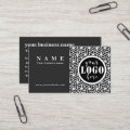 Professional elegant black mesh Business Card | Zazzle