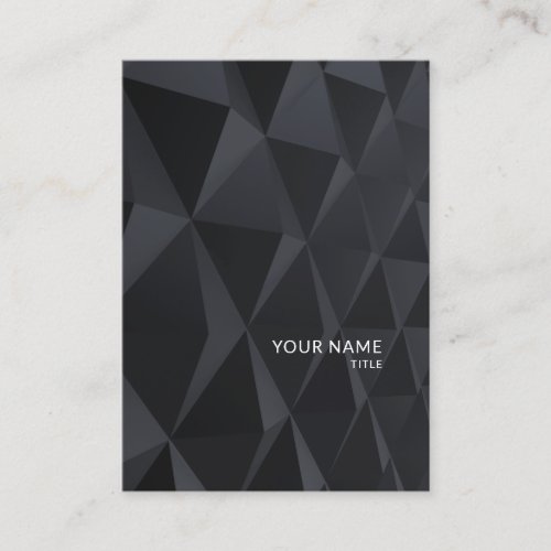 Professional Elegant Black Modern Technology Business Card