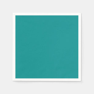 Professional elegant blue green solid color napkins