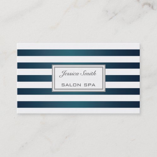 Professional elegant classy chic metal stripes business card template