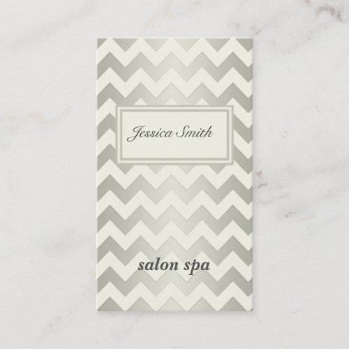 Professional elegant classy vintage chevron business cards