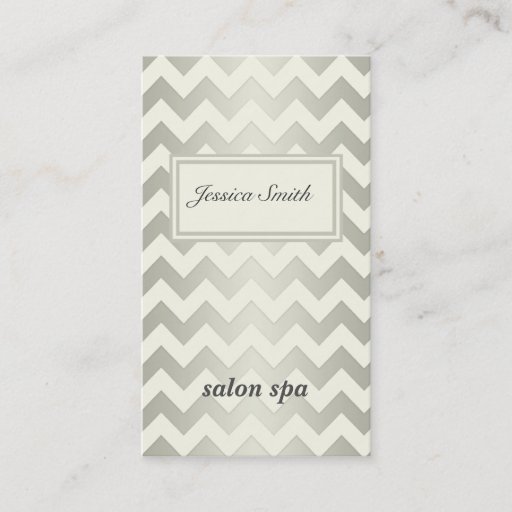 Customizable Professional elegant classy vintage chevron business cards