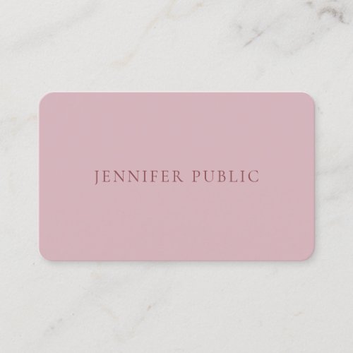 Professional Elegant Color Harmony Simple Template Business Card