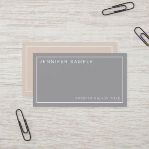 Professional Elegant Colors Modern Trendy Design Business Card