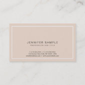 Professional Elegant Colors Modern Trendy Design Business Card (Back)