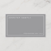 Professional Elegant Colors Modern Trendy Design Business Card (Front)