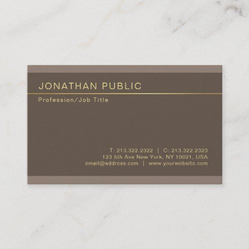 Professional Elegant Creative Pearl Finish Luxe Business Card