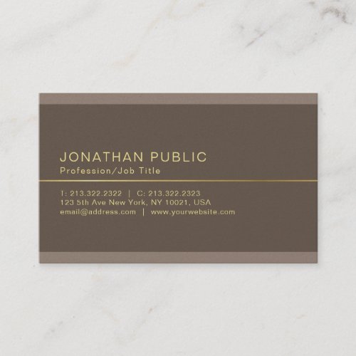 Professional Elegant Creative Pearl Finish Luxury Business Card