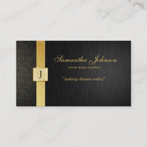 Customizable Professional Elegant Damask Business Cards