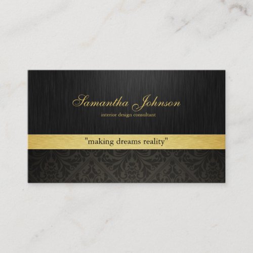 Professional Elegant Damask Business Cards