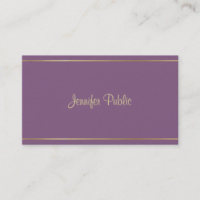 Professional Elegant Design Premium Pearl Luxury Business Card (Front)