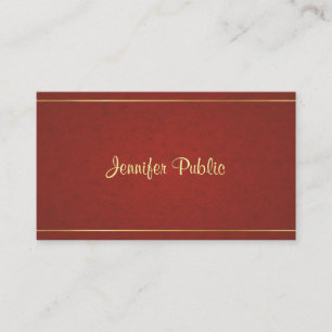 Professional Elegant Design Premium Thick Luxury Business Card