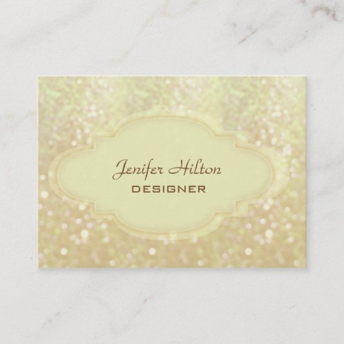 Professional elegant glitter bokeh business card templates