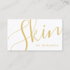 Professional Elegant Gold and White Skincare