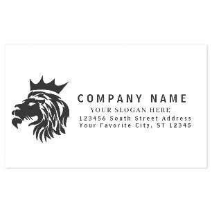 Professional Elegant Gold Lion Logo Self-inking Stamp
