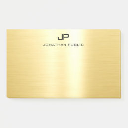 Professional Elegant Gold Trendy Template Modern Post-it Notes