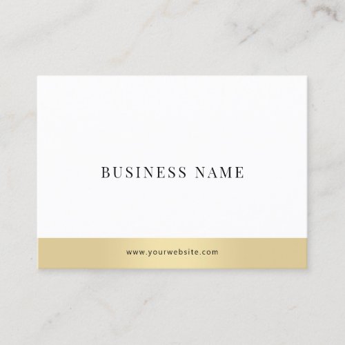 Professional Elegant Gold White Modern Template Business Card