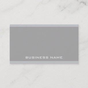 Professional Elegant Grey Modern Simple Template Business Card