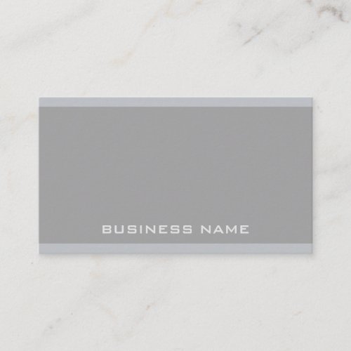 Professional Elegant Grey Modern Simple Template Business Card