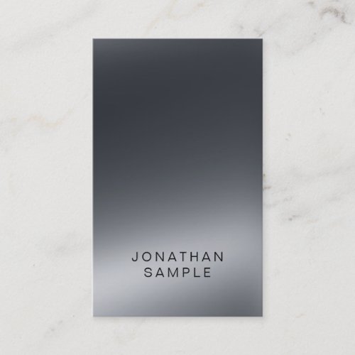 Professional Elegant Light And Shadow Artistic Business Card