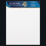 Professional Elegant Lion Logo   Letterhead<br><div class="desc">Professional Elegant Lion Logo, Personalized Letterhead is the perfect gift for someone dear to you. You can change any text on Letterhead , A great souvenir and Letterhead keepsake for everyone who loves personalized Letterhead, Add it to the accessories of your Office or gift to a friend or family member,...</div>