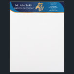 Professional Elegant Lion Logo   Letterhead<br><div class="desc">Professional Elegant Lion Logo, Personalized Letterhead is the perfect gift for someone dear to you. You can change any text on Letterhead , A great souvenir and Letterhead keepsake for everyone who loves personalized Letterhead, Add it to the accessories of your Office or gift to a friend or family member,...</div>