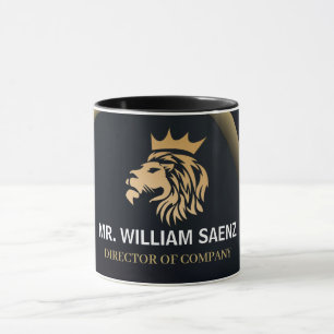 Professional Elegant Lion Logo  Mug