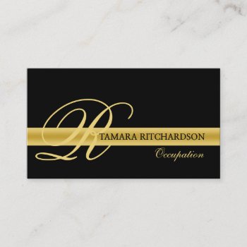 Professional Elegant Luxury Business Card Design by CardStyle at Zazzle