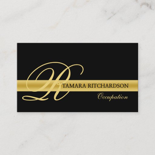 Customizable Professional elegant luxury business card design