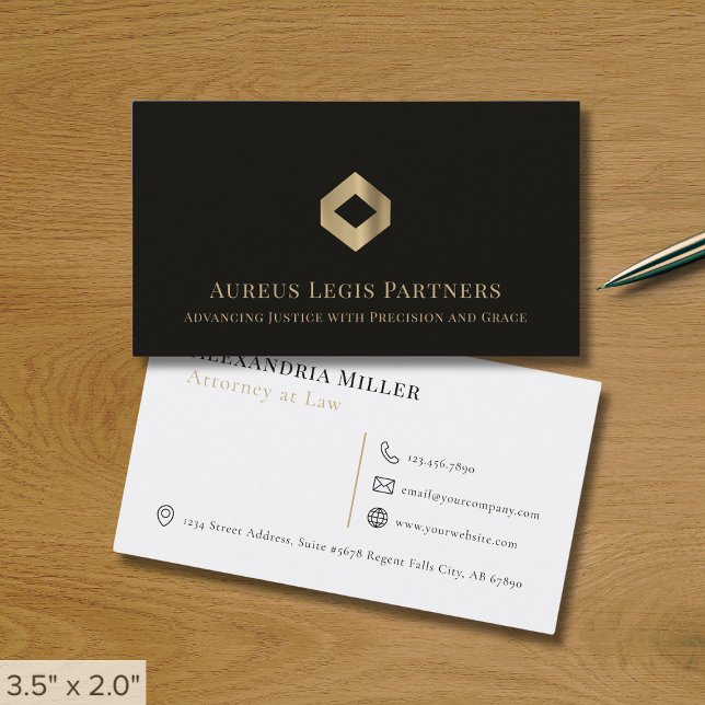 Professional Elegant Luxury Logo Business Card (Creator Uploaded)