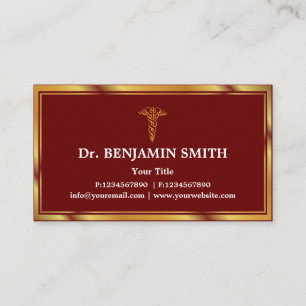 Professional Elegant Medical Care Appointment Card