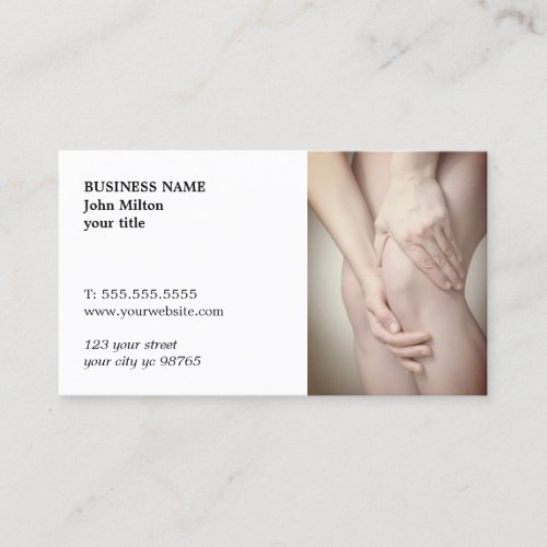 Professional Elegant Medical Photo Business Card