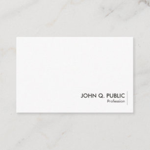 Professional Elegant Minimalist Design Template Business Card
