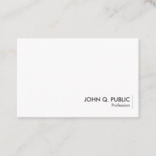Professional Elegant Minimalist Design Template Business Card