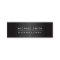 Professional Elegant Modern Black  Brushed Metal